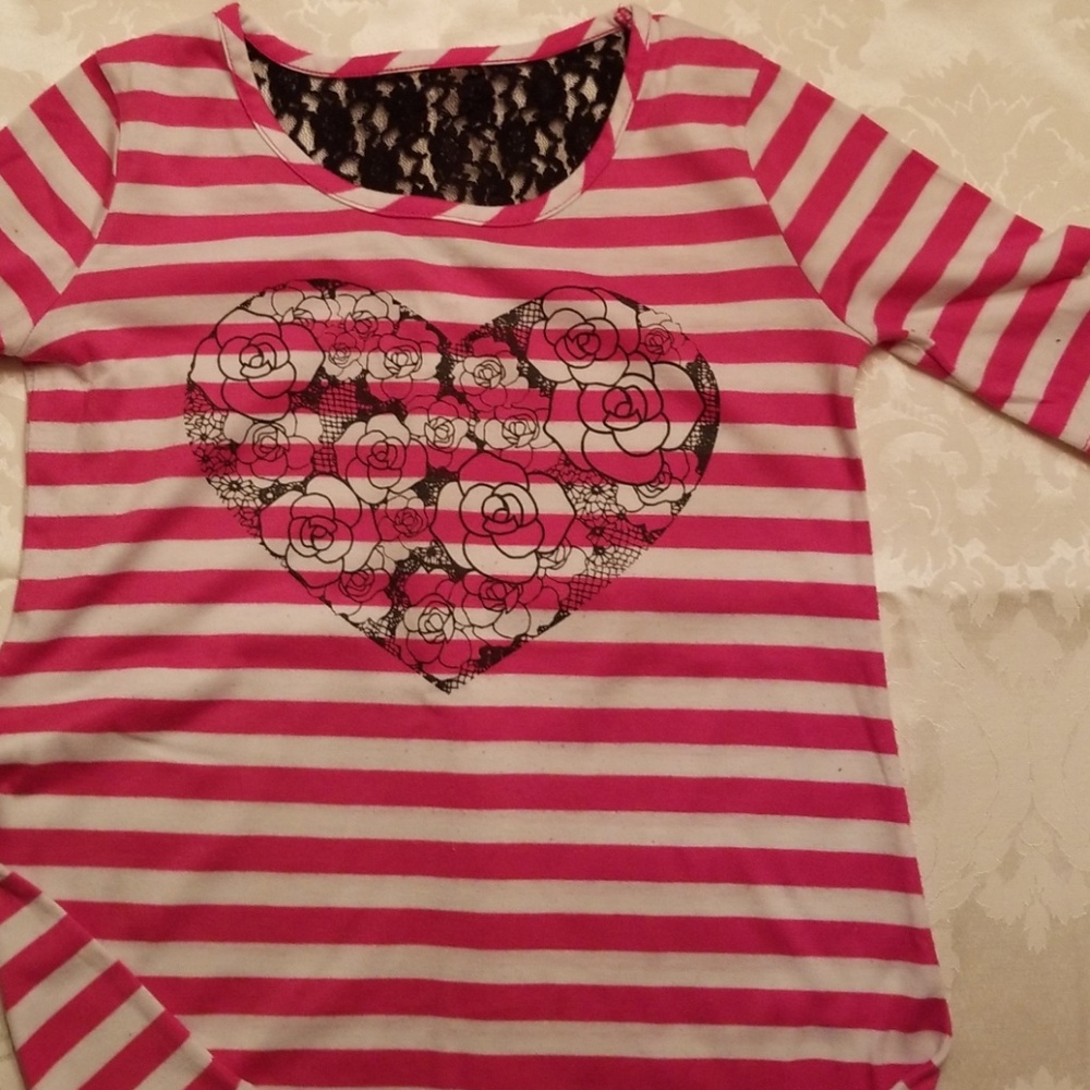 Pink&black leggins set